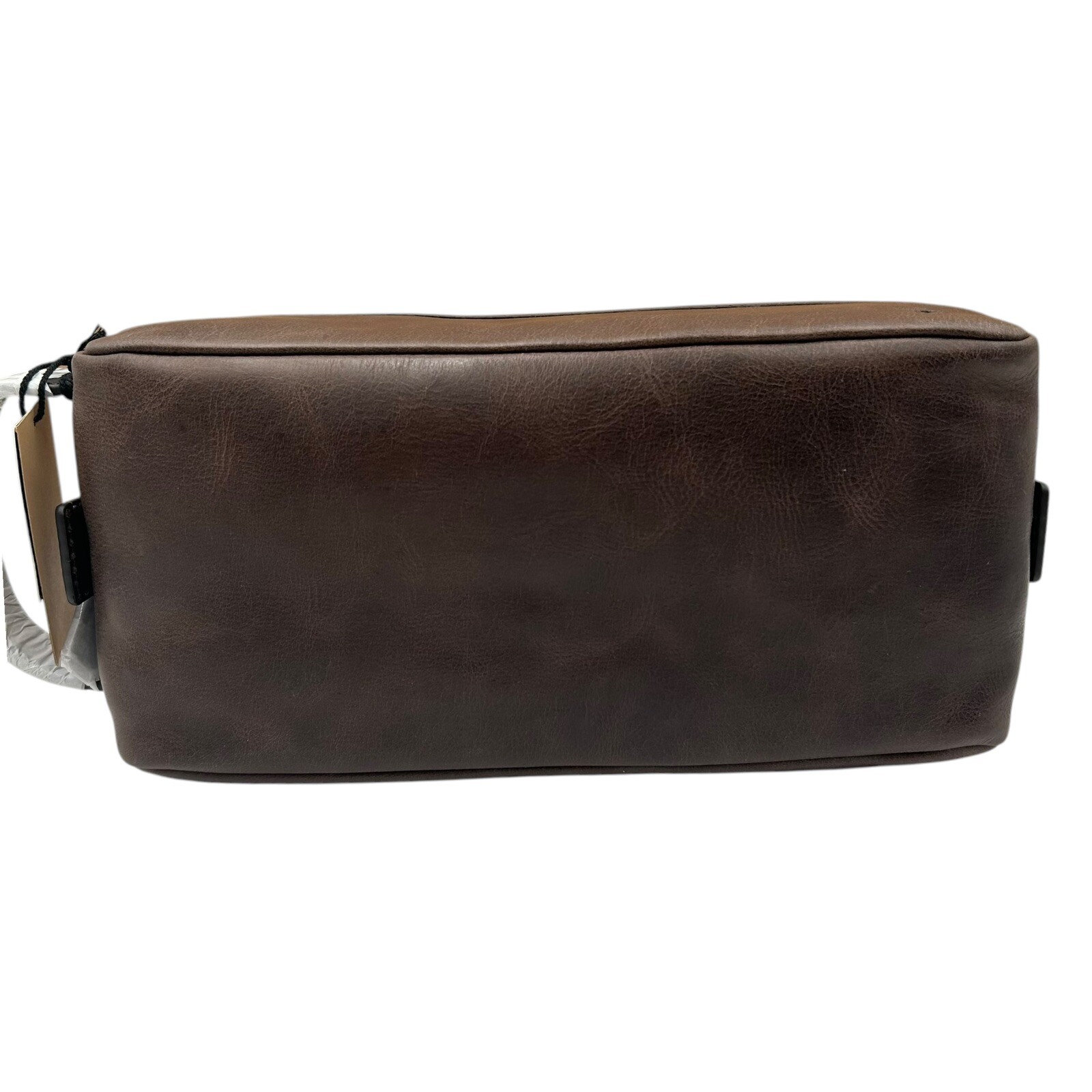 FRYE Men’s Leather Logan Travel Bag Brown Smooth Grained Finish 10.5in W x 5in H