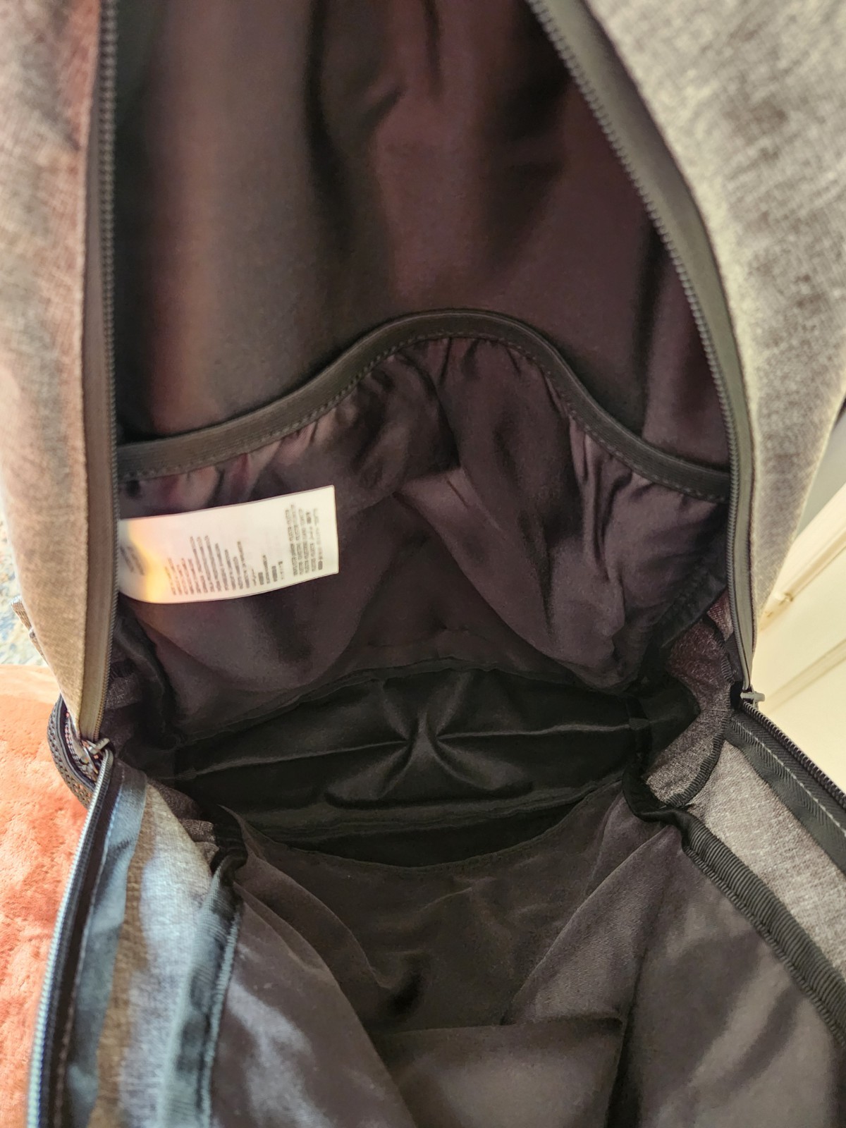 Air Jordan Gray/Black Backpack Bottle Pocket Zip Fits 15″ Laptop + Pouch