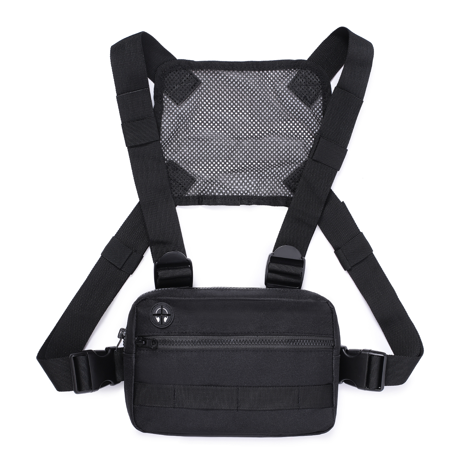Sport Tactical Combat Chest Rig Bag Front Pouch Recon Kit Pack Protective Vest