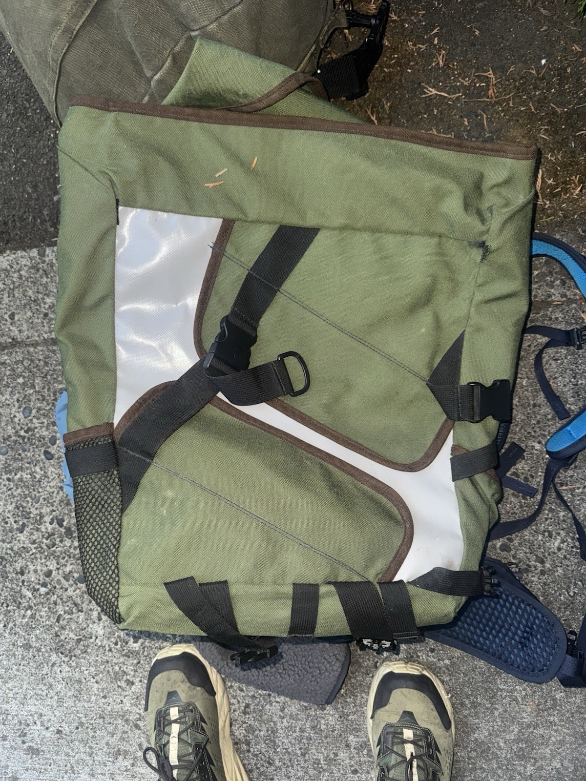Blaq Pak Rolltop Messenger Backpack Bag – Large – HANDMADE Portland PNW