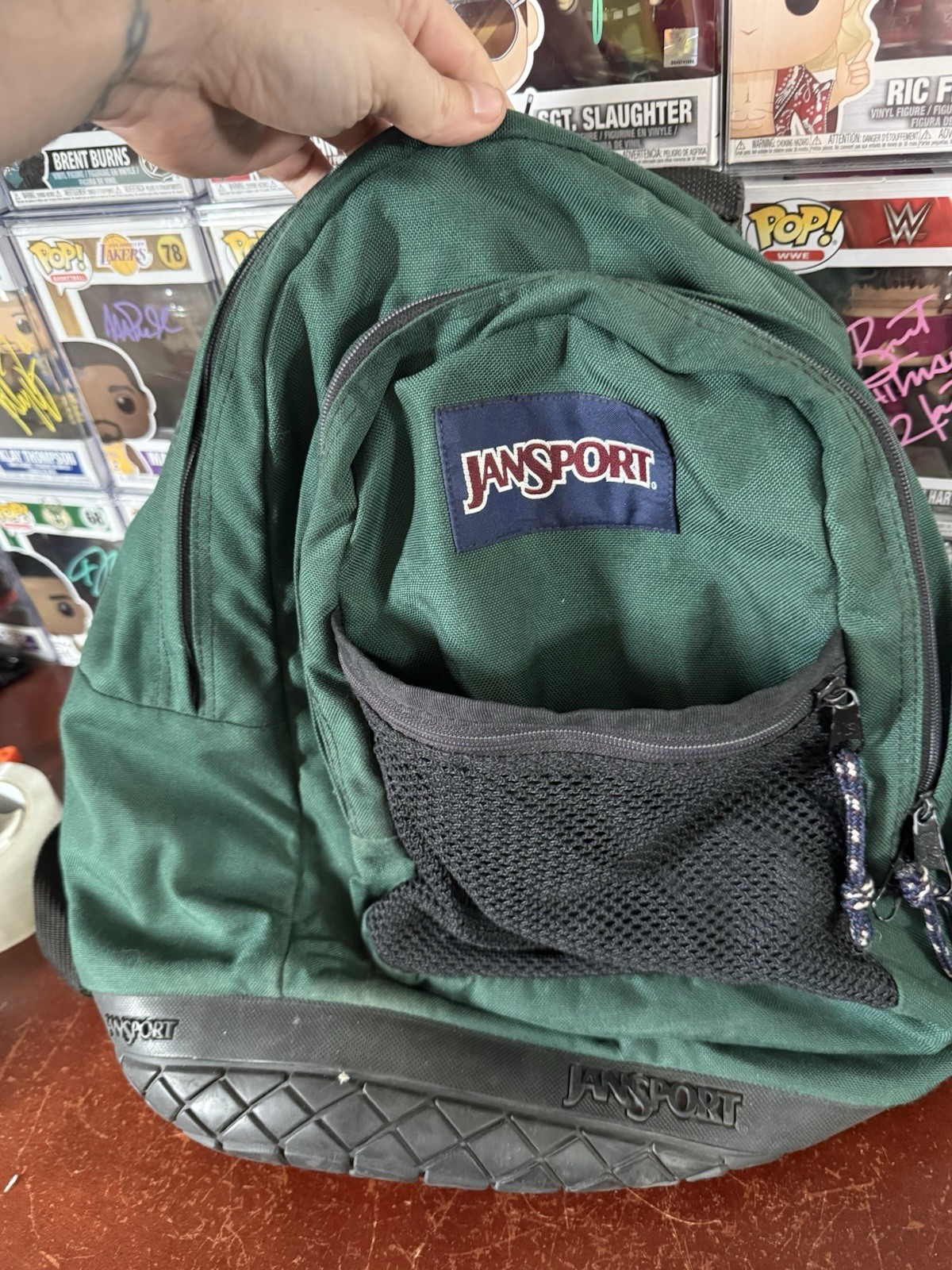 Fair To Good – Vintage Jansport Rubber Bottom School Backpack – Green