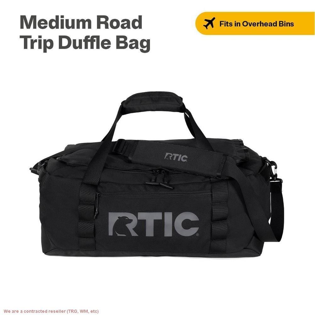 45L RTIC Outdoors Road Trip Structured Collapsible Duffle Bag Medium – Black
