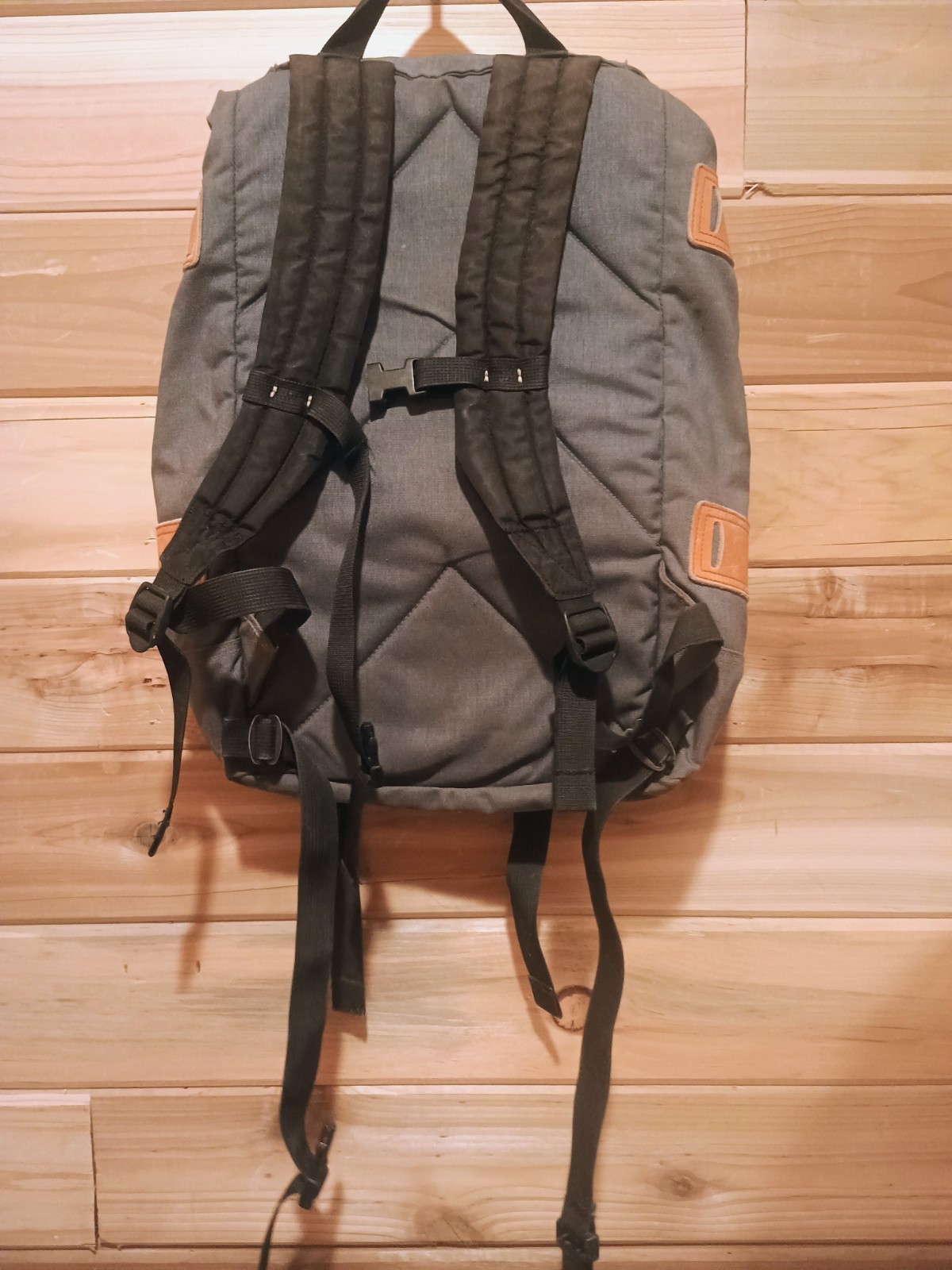 Lowes Antique Daypack Backpack Leather Tie Offs Good Patina Very Good Condition