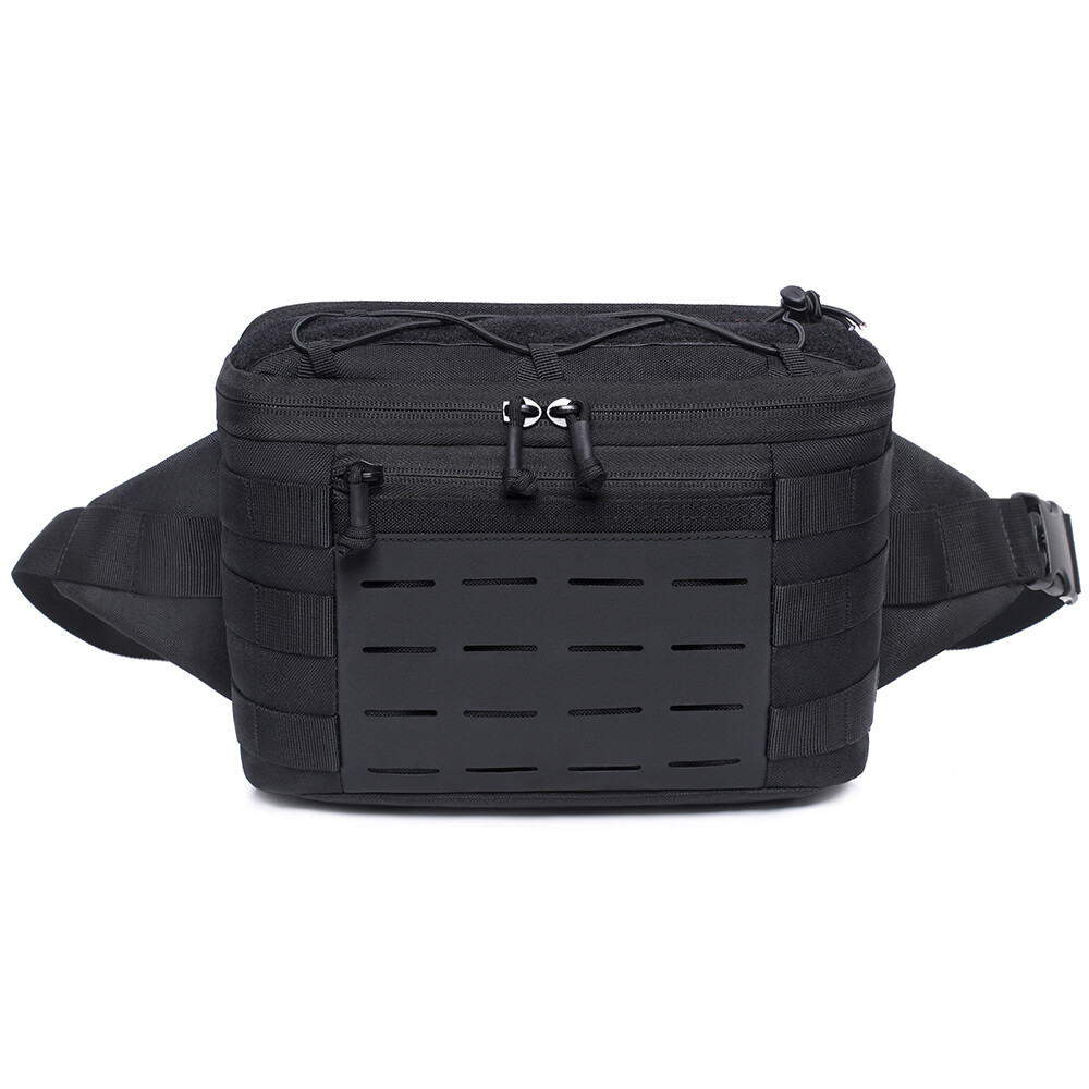 Men Tactical Waist Pack Multifunctional Waterproof Chest Bags for Outdoor Sports
