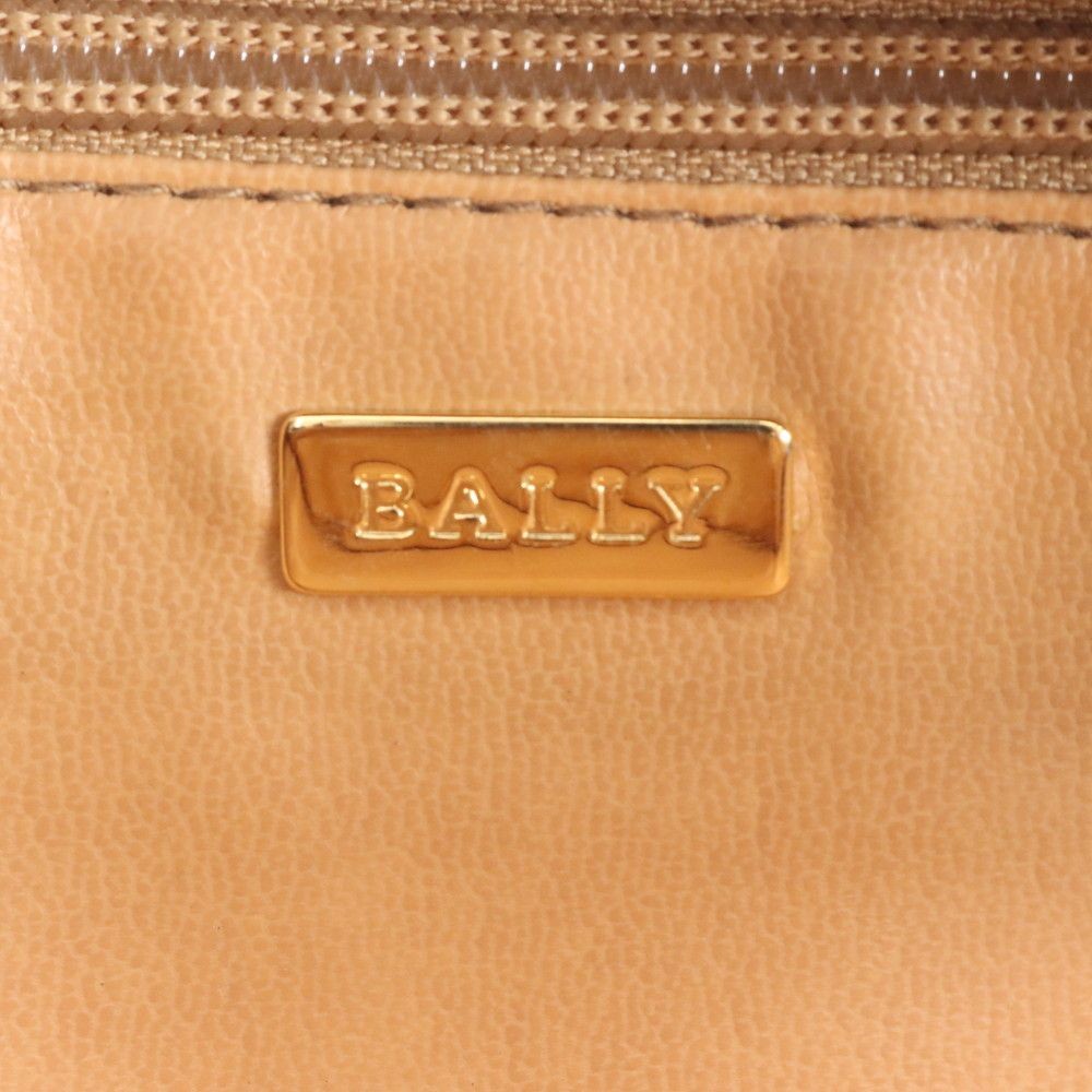 Authentic Bally Leather Canvas Tote Bag 38cm x 31cm x 14cm, Shoulder, Business U