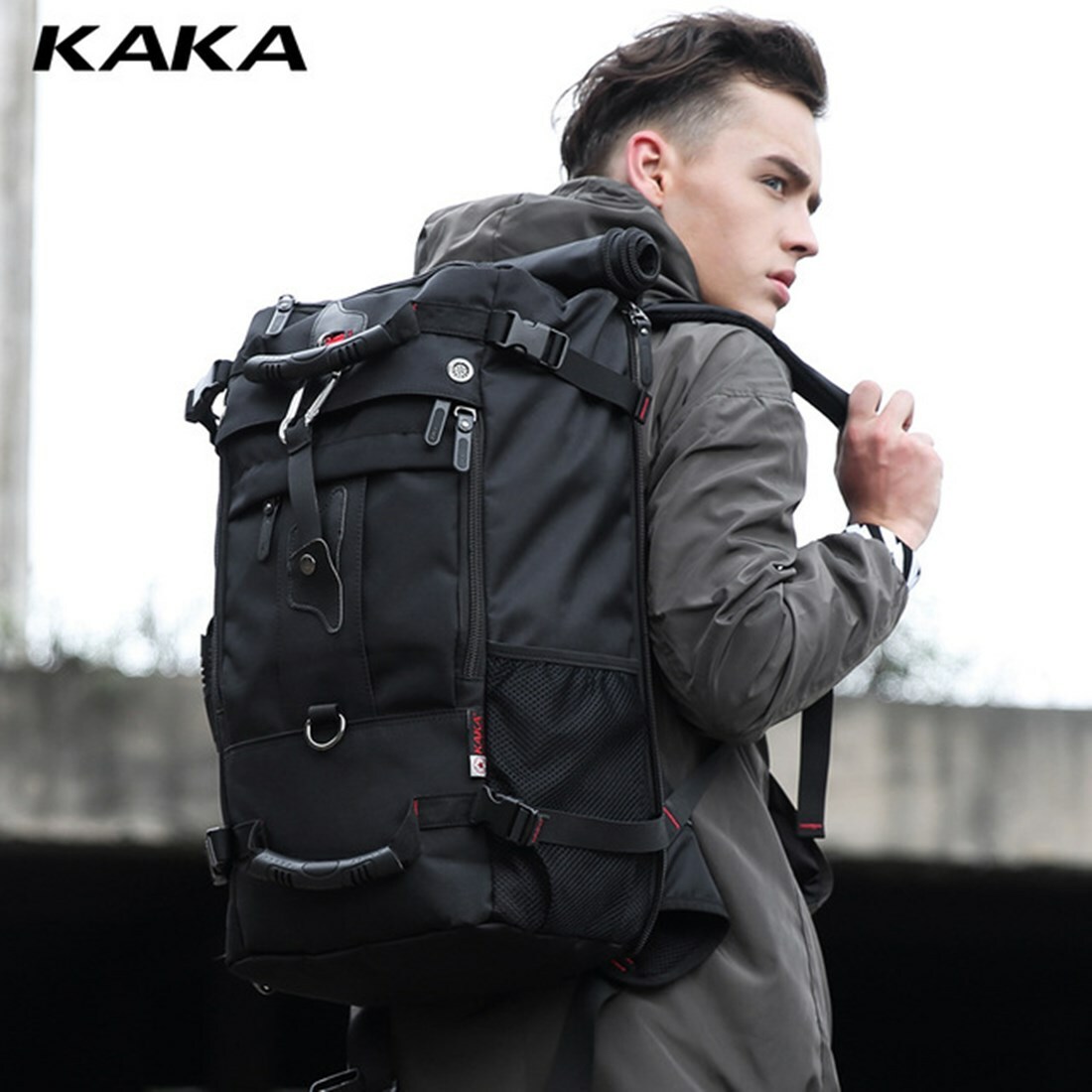 Multifunctional 40L Men Backpack Travel Bag Large Capacity Versatile Travel Bag