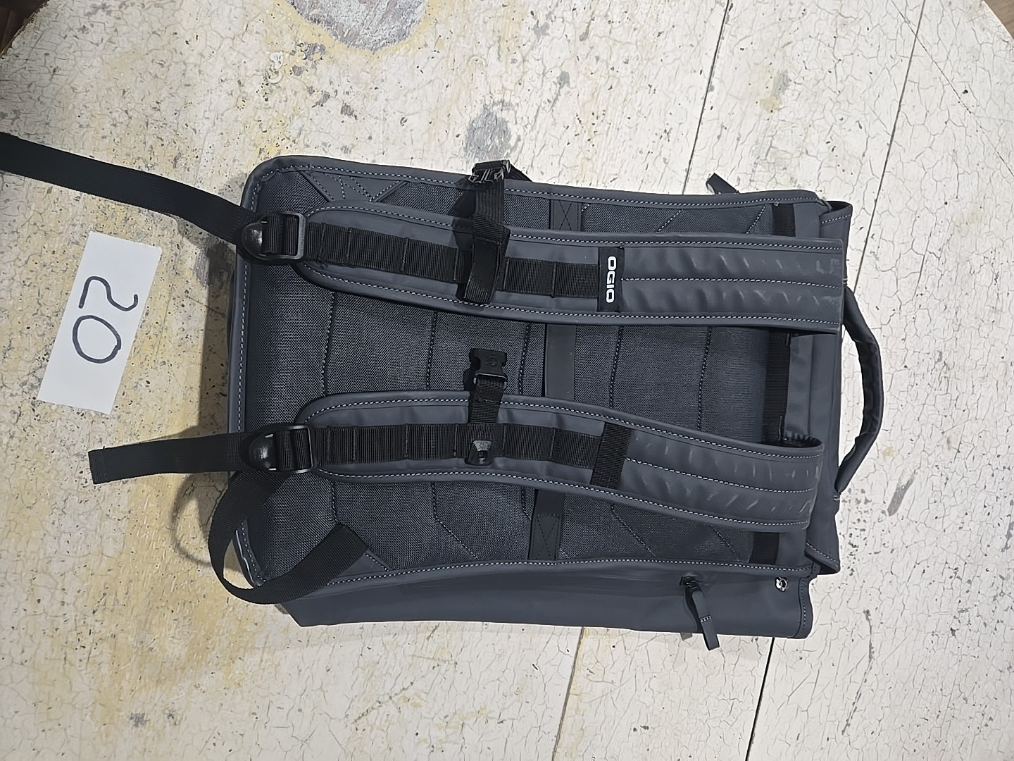 OGIO Resistant Rolltop Pack, Gray, Brand New Backpack, 1,373 cu.in./22.5 L