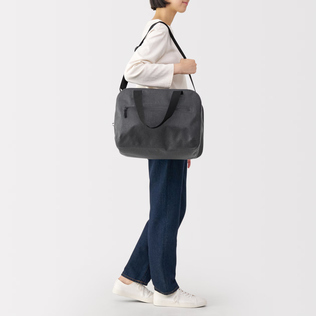 MUJI Water-Resistant Welded Duffel Bag 28-Litter Shoulder Bag Unisex NWT