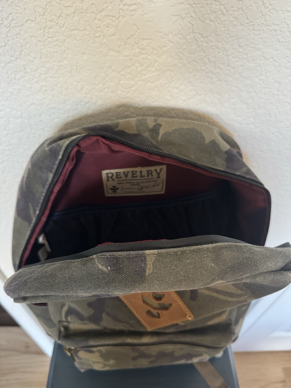 Revelry The Explorer Camo Backpack Water Resistant Smell Proof
