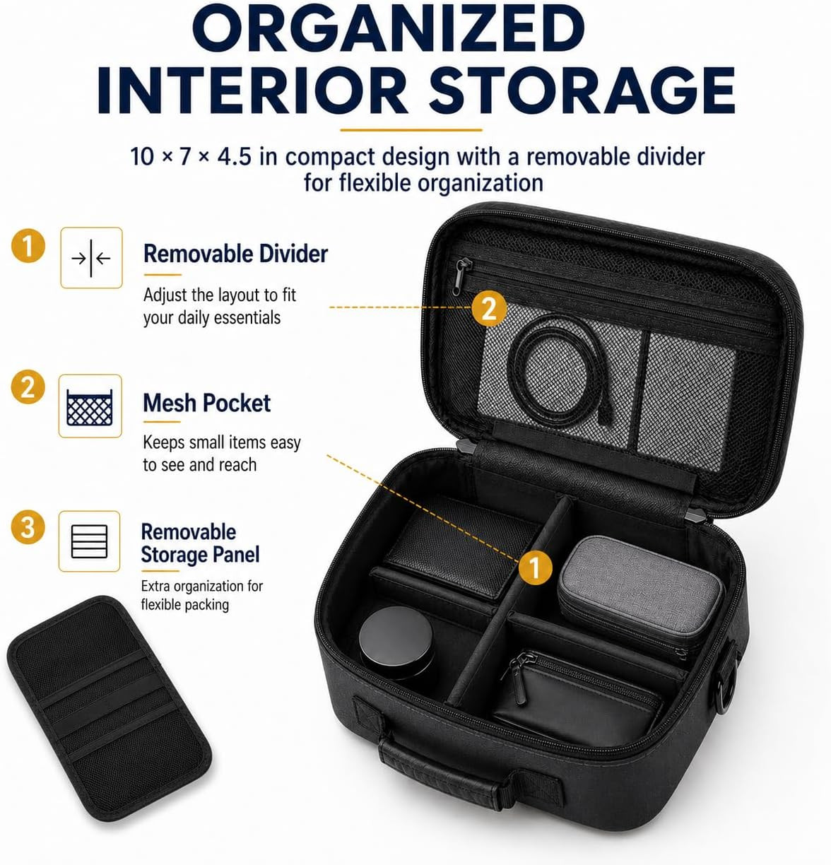 Smell Proof Bag with Combination –Lockable Discreet Carbon Odor Control for Home
