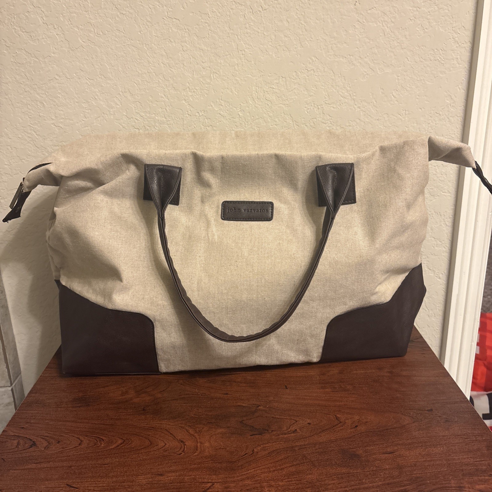 John Varvatos Weekend Travel Duffel Bag Large Cotton