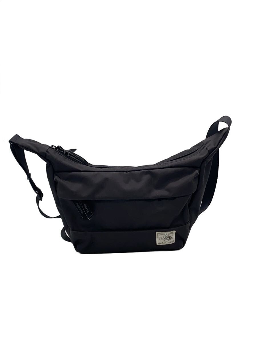 Authentic PORTER GIRL Nylon Shoulder Bag Black 11cm Depth 18cm Height Under 80cm