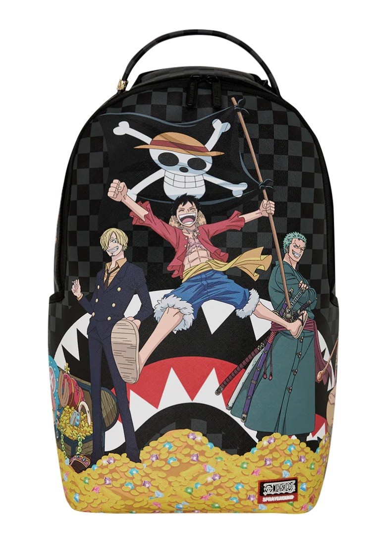 Limited Edition One Piece TREASURE HUNT Backpack Bookbag Kids School Sprayground