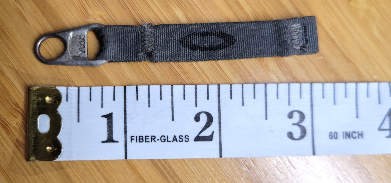 Oakley Backpack Zipper Pull Tab Replacement Spell Out (Green Stitch)