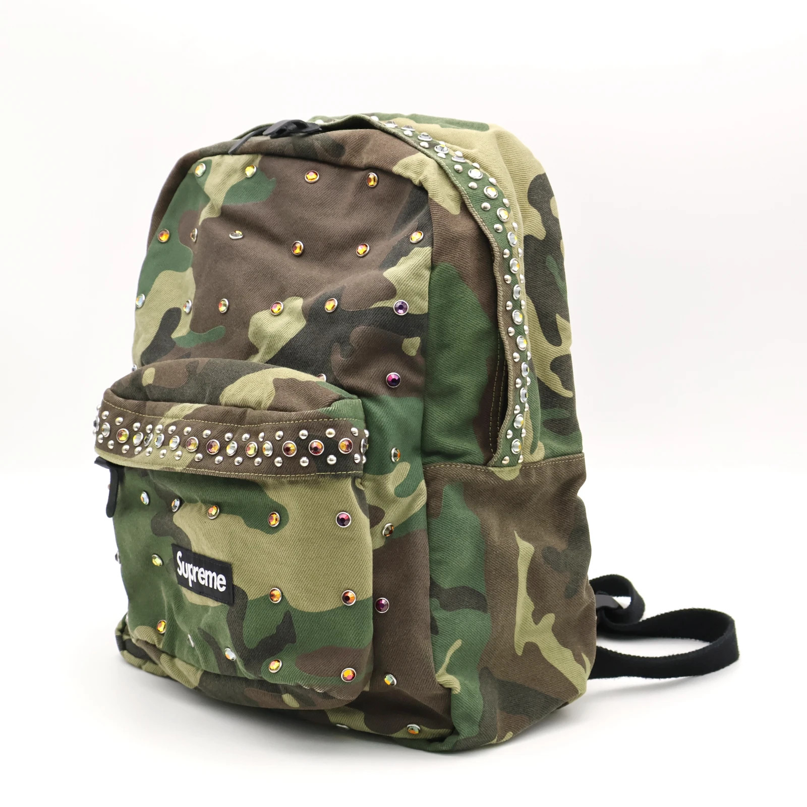Supreme b.b. Simon Denim Backpack Woodland Camo