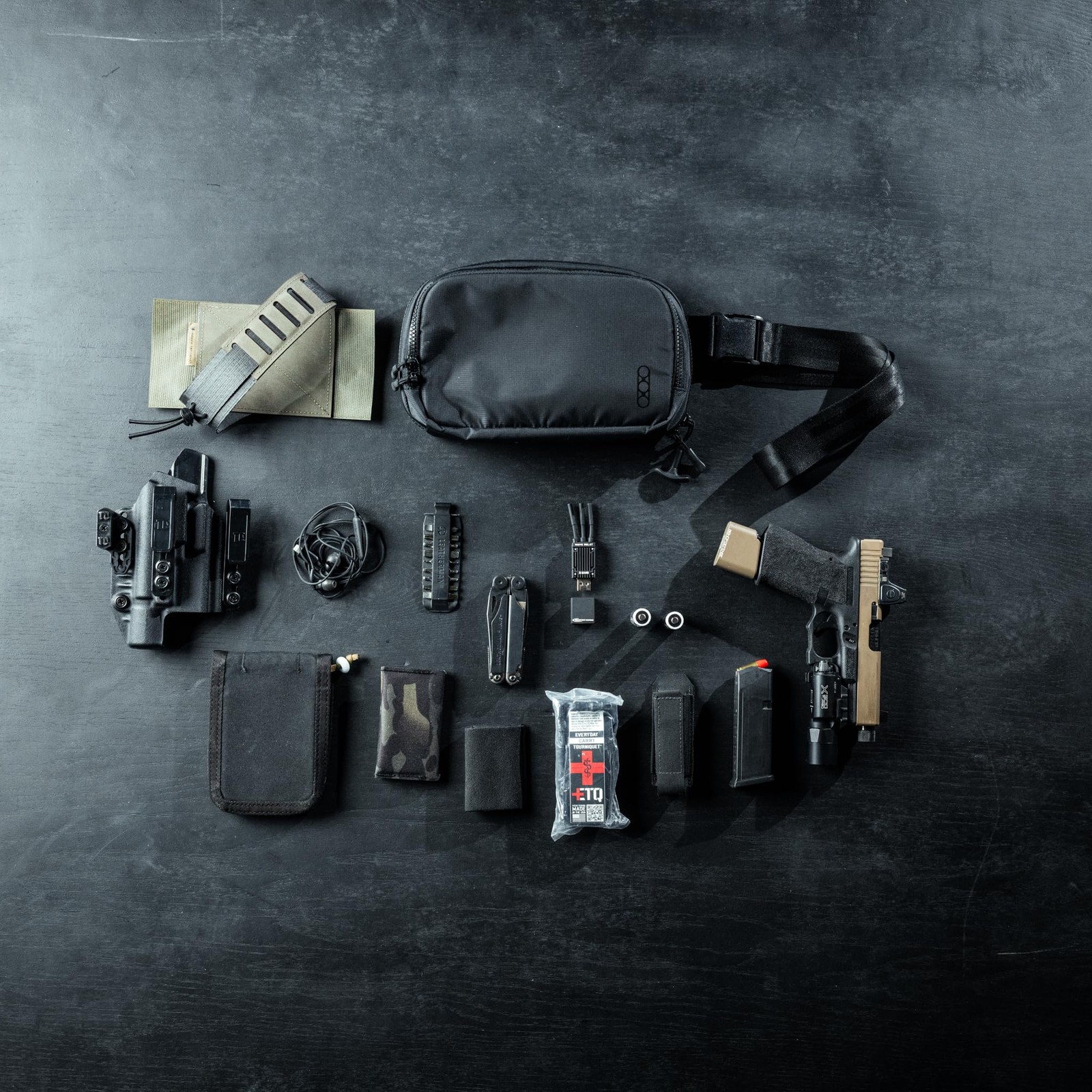 Fade Flex – Concealed Carry Waist Bag – Tactical Men’s Fanny Pack with Adjust…