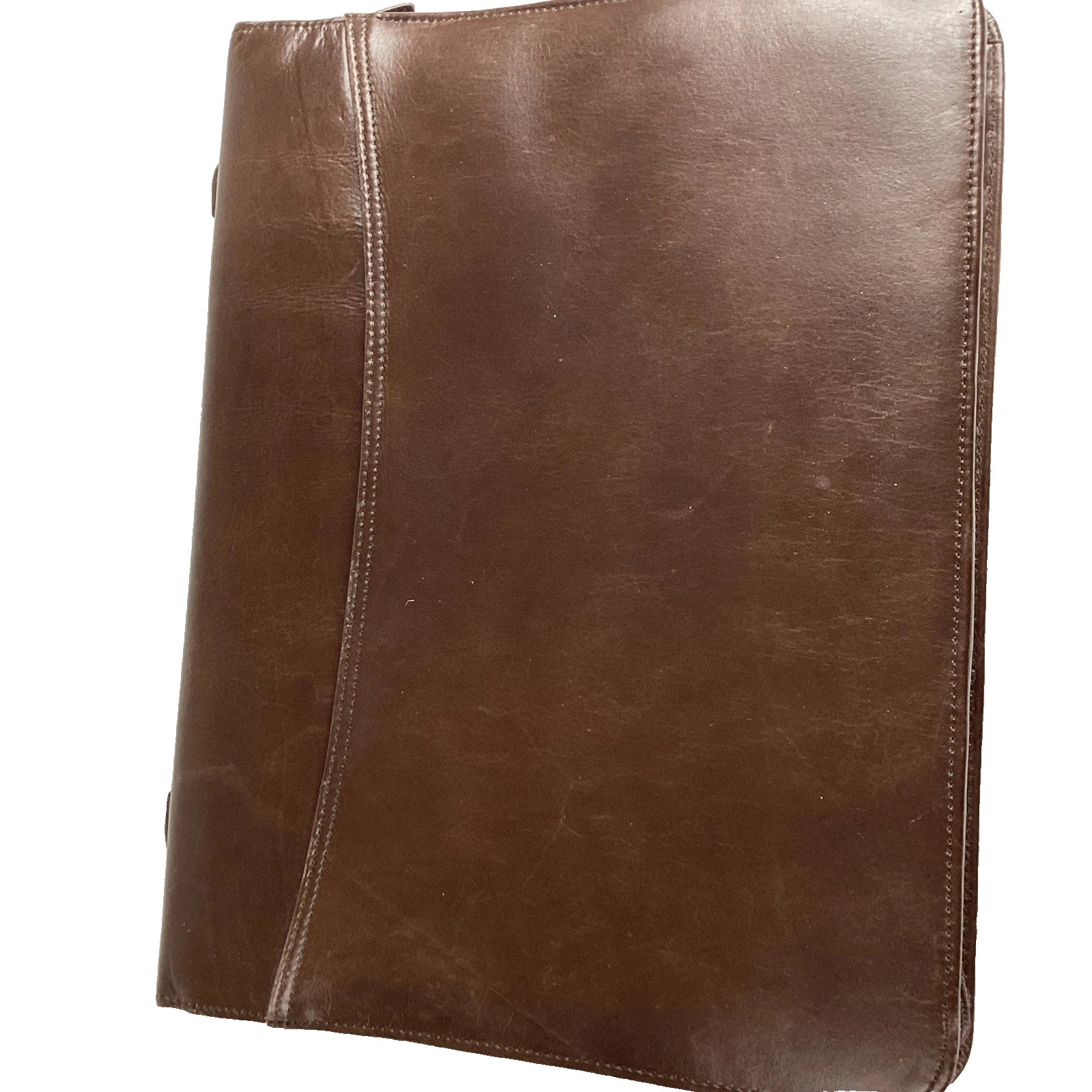 Wilson Dark Brown Leather Cover Portfolio Notebook 11×13.75″ New with tag