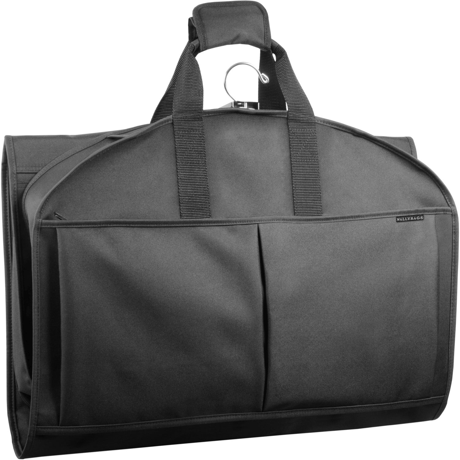 WallyBags® 48” Deluxe Tri-Fold Travel Garment Bag Black 48 Inch U2