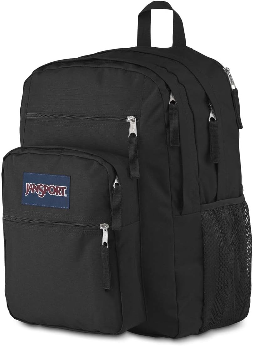 JanSport Laptop Backpack – Computer Bag with 2 Compartments, One Size, Black