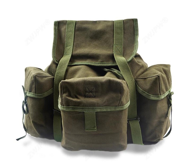 Repro Vietnam War US Army Military Field Backpack Canvas Shoulder Pack Men Bags