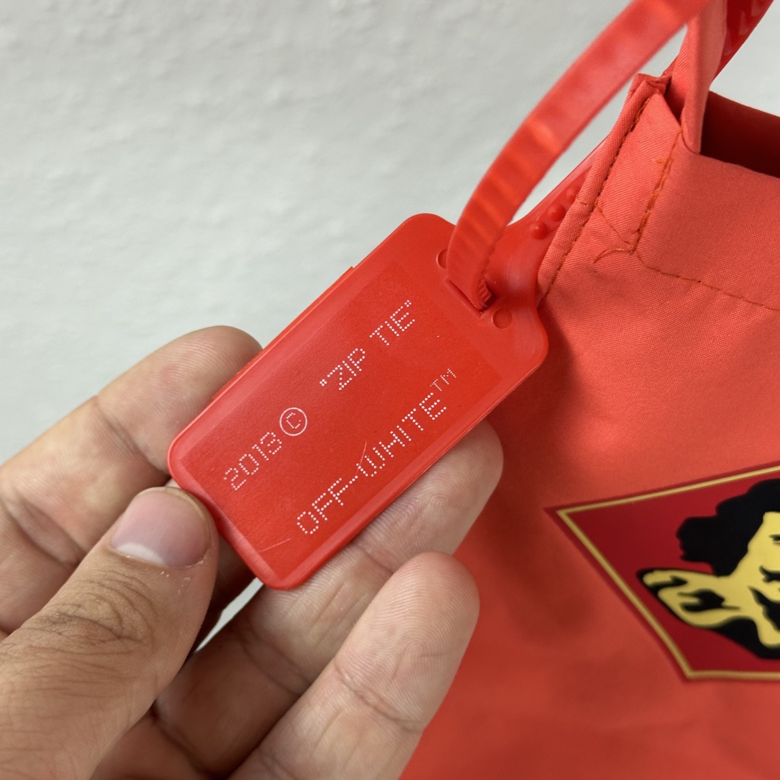 Men’s Off-White Gore tex Archive Virgil Abloh Crossbody Bag Orange