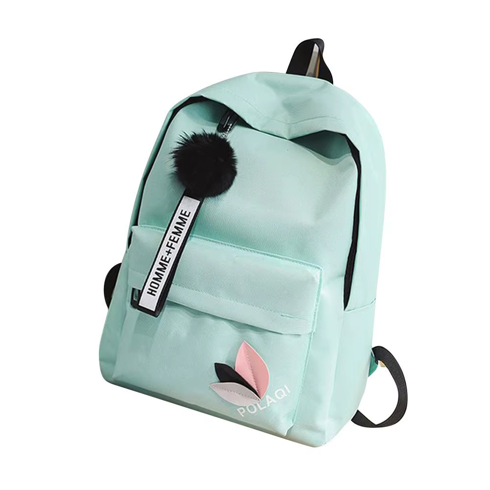 Large Capacity Printed Leaves Backpack for Students and Professionals