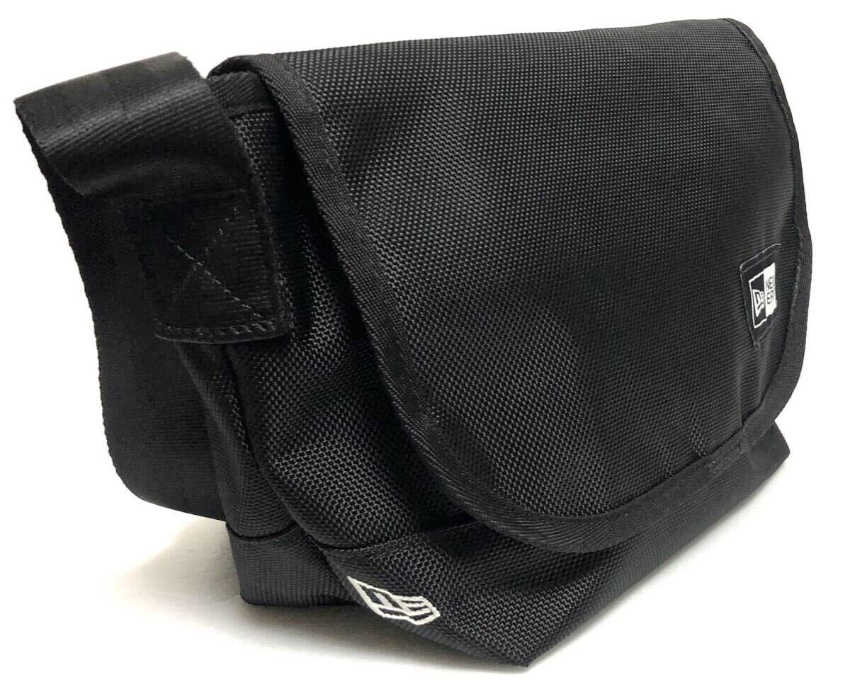 NEW ERA Shoulder bag Polyester Black for Men Plain Logo patch Tracking USE