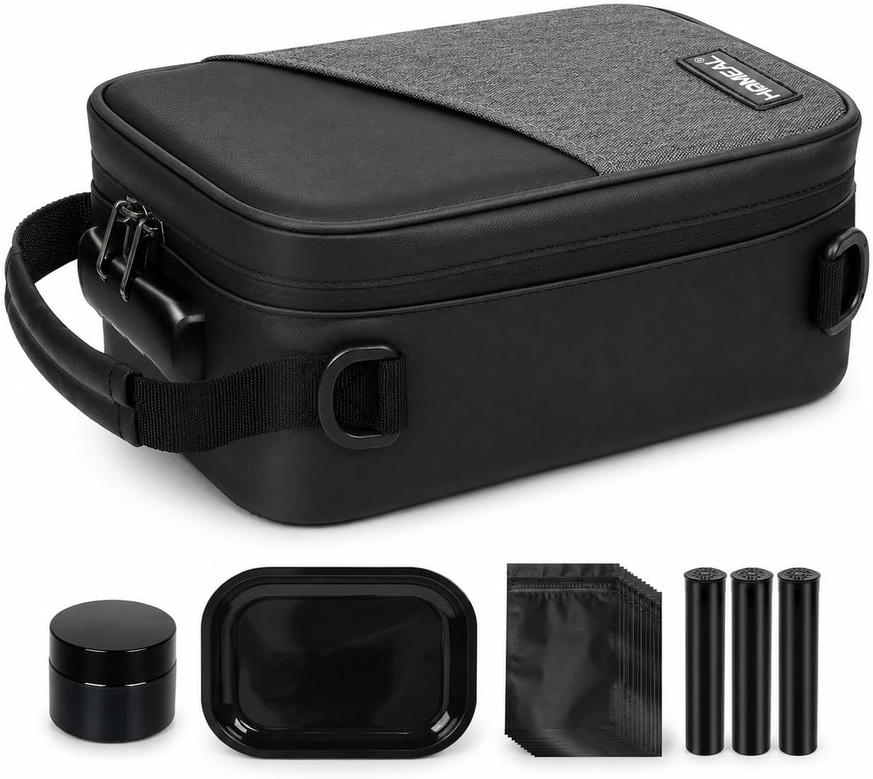 Smell Proof Bag with Combination –Lockable Discreet Carbon Odor Control for Home