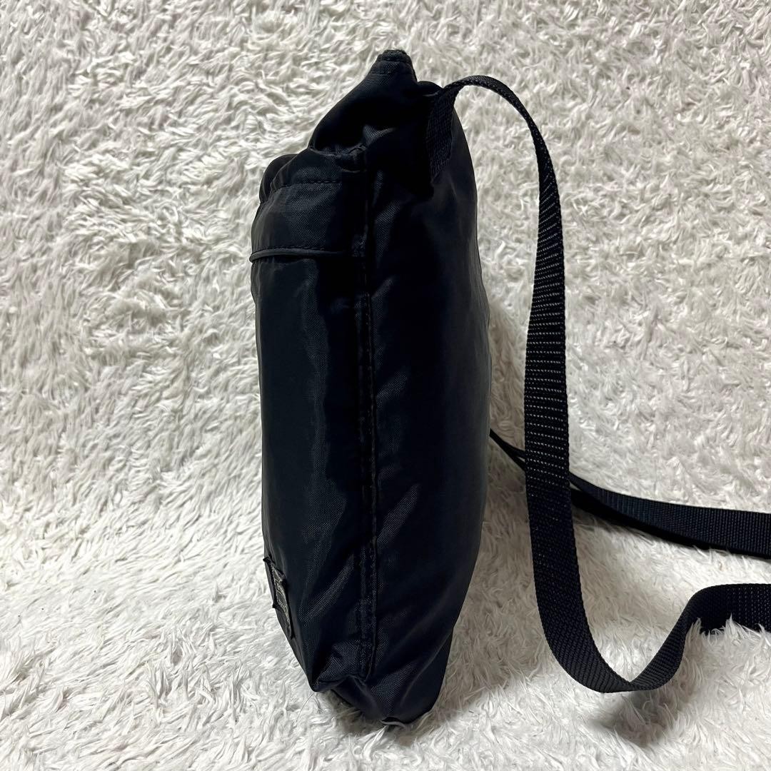 Authentic PORTER Force Shoulder Bag Men Women Black Nylon 29cm x 25cm, Excellent
