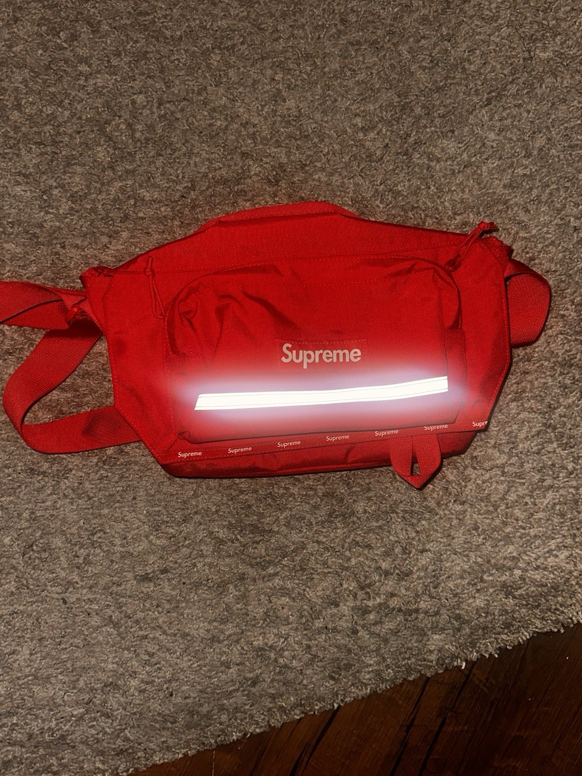 Supreme Crossbody Bag Red Fanny Pack