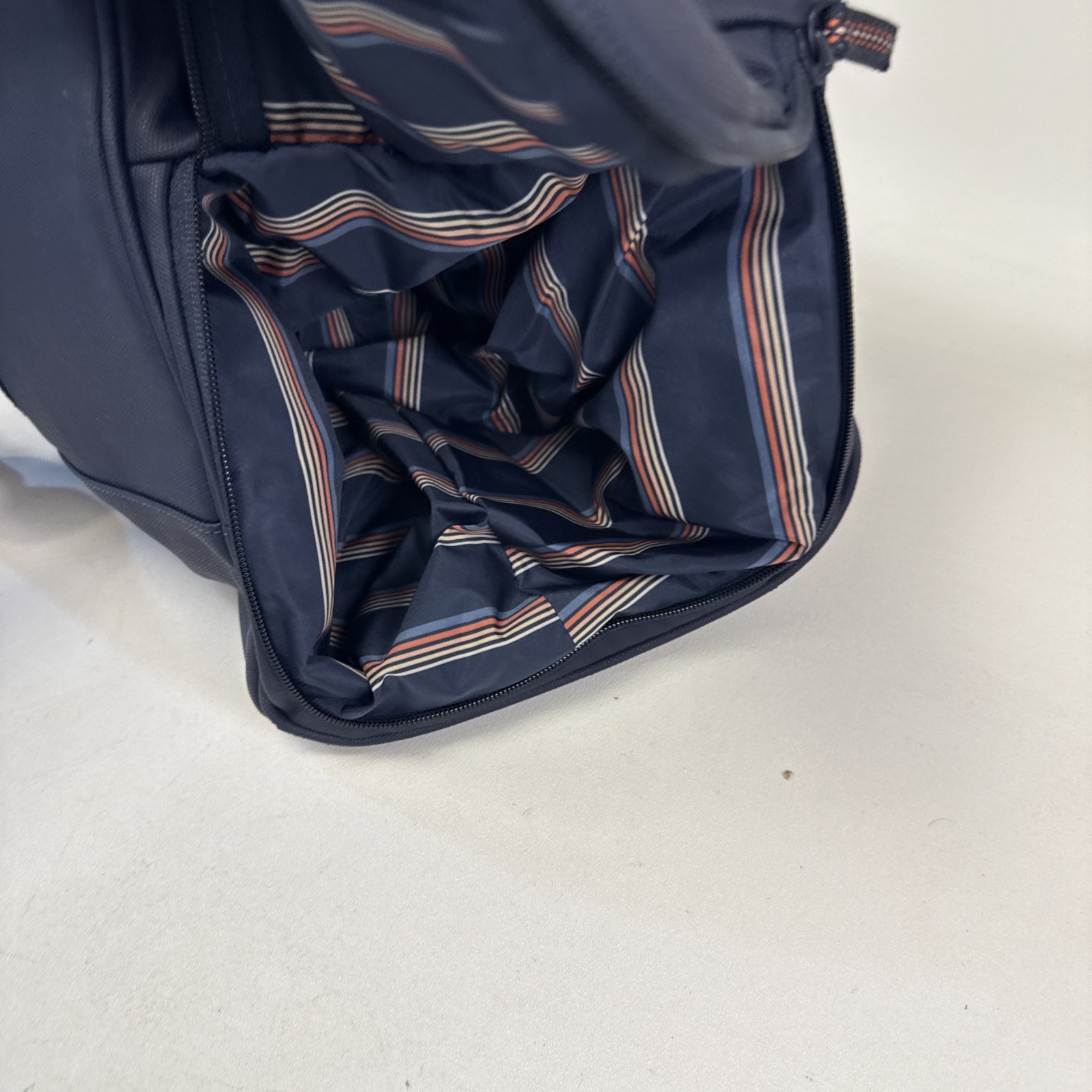 Marine Layer Weekender Travel Large Duffle Bag Blue 22”x9”x12” Corona Logo