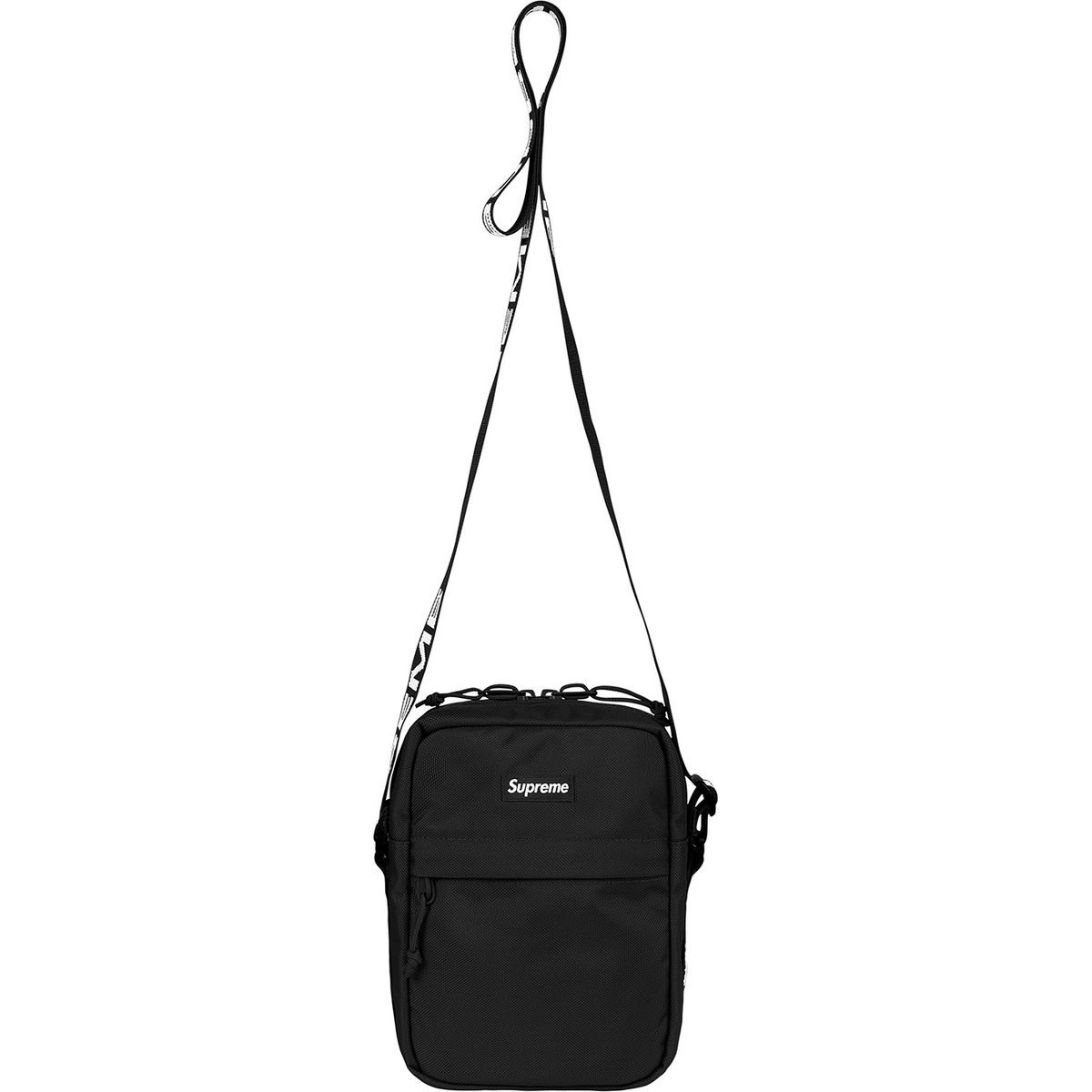 Supreme SS18 Shoulder Bag Black – 100% Authentic – Side Bag