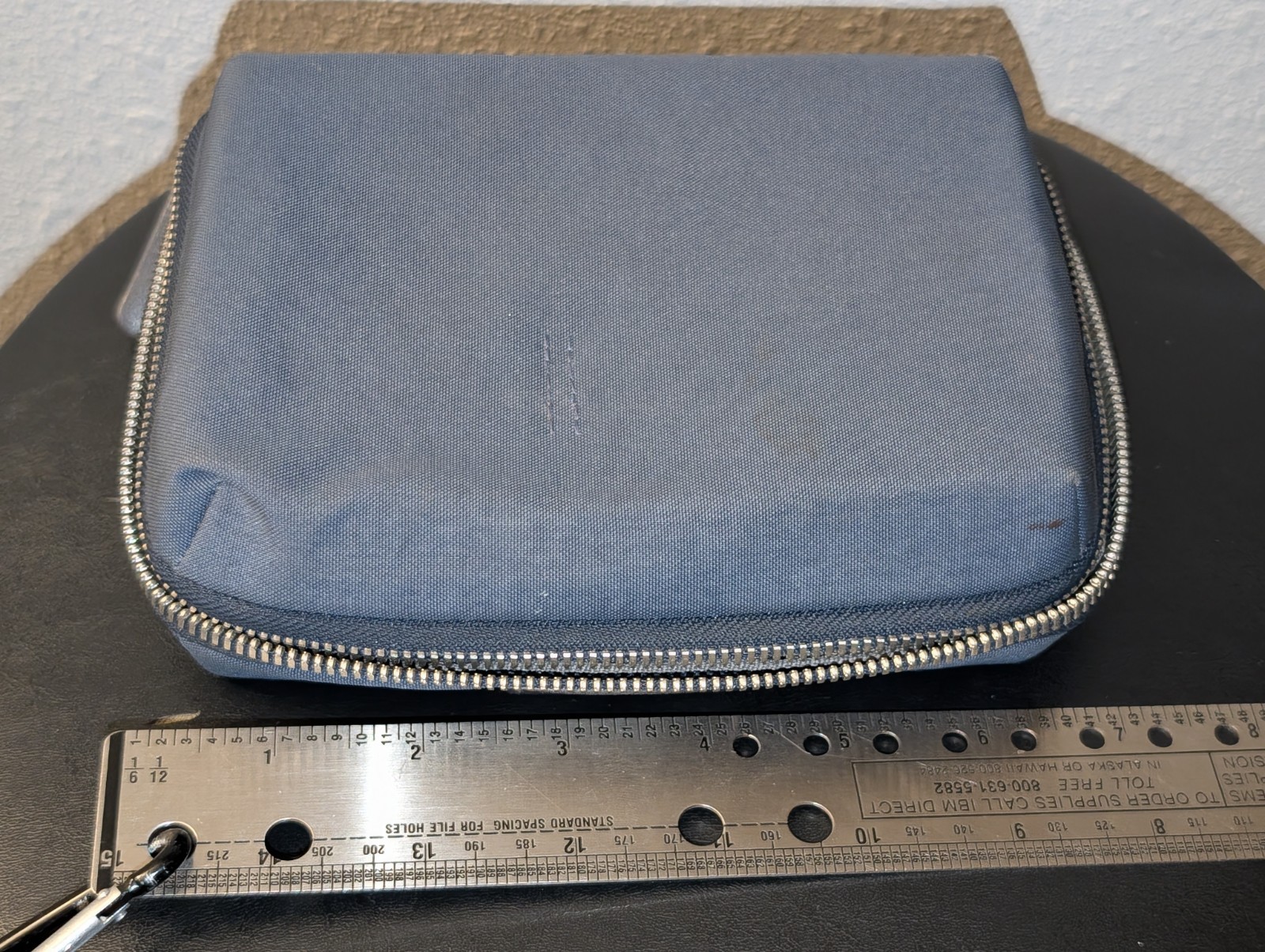 Navy Blue Bellroy Tech Kit Compact Tech Accessories Organizer Zipper Pouch Bag