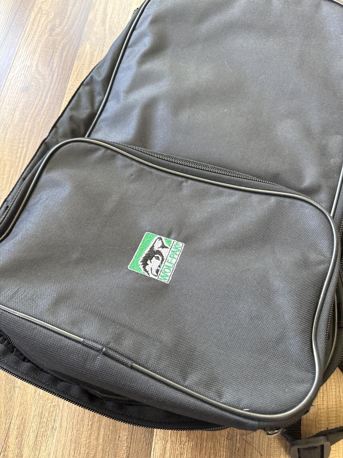 Wolf Pak Medical Backpack Black Pockets Hook n Loop Straps or Carry Handle