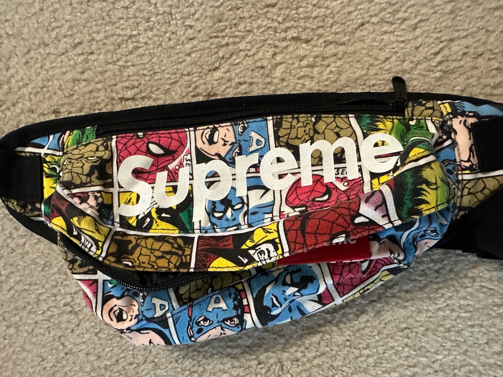 NWT Marvel Comics Captain America Cross Body Or Around Waist Fanny Pack Surpreme