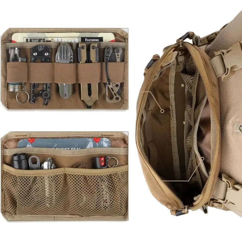 Tactical Chest Rig Pack for Men, Running Chest Bag with Front Loop Recon C