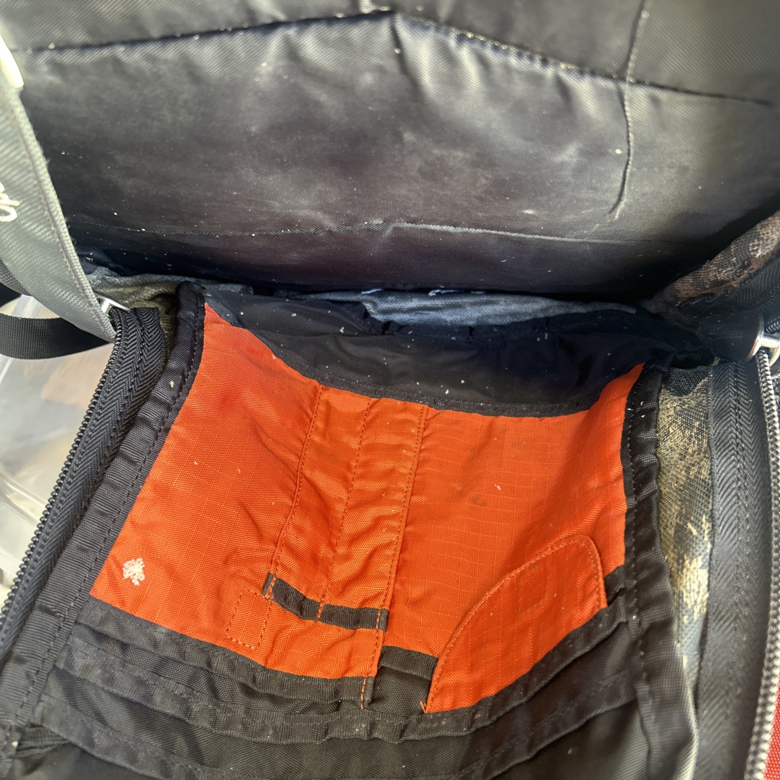 Arc’teryx Backpack Orange Gray Opal 100% Nylon Adjustable Shoulder Straps