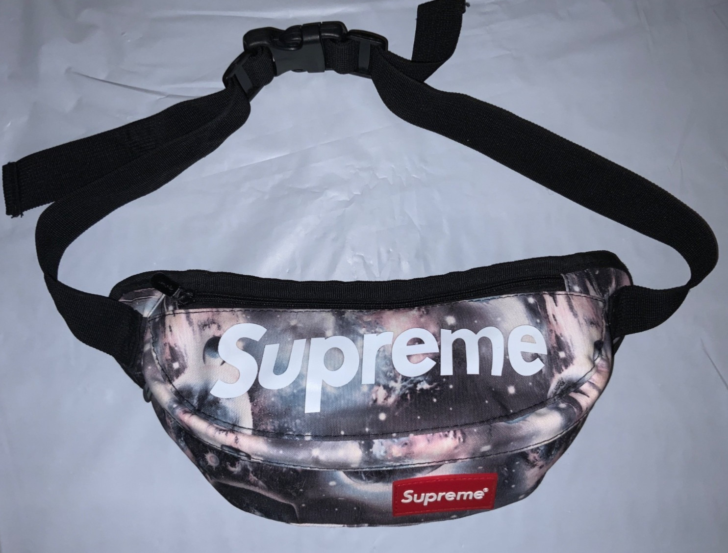Supreme Cosmic Galaxy Print Fanny Pack Adjustable Waist Band Bag