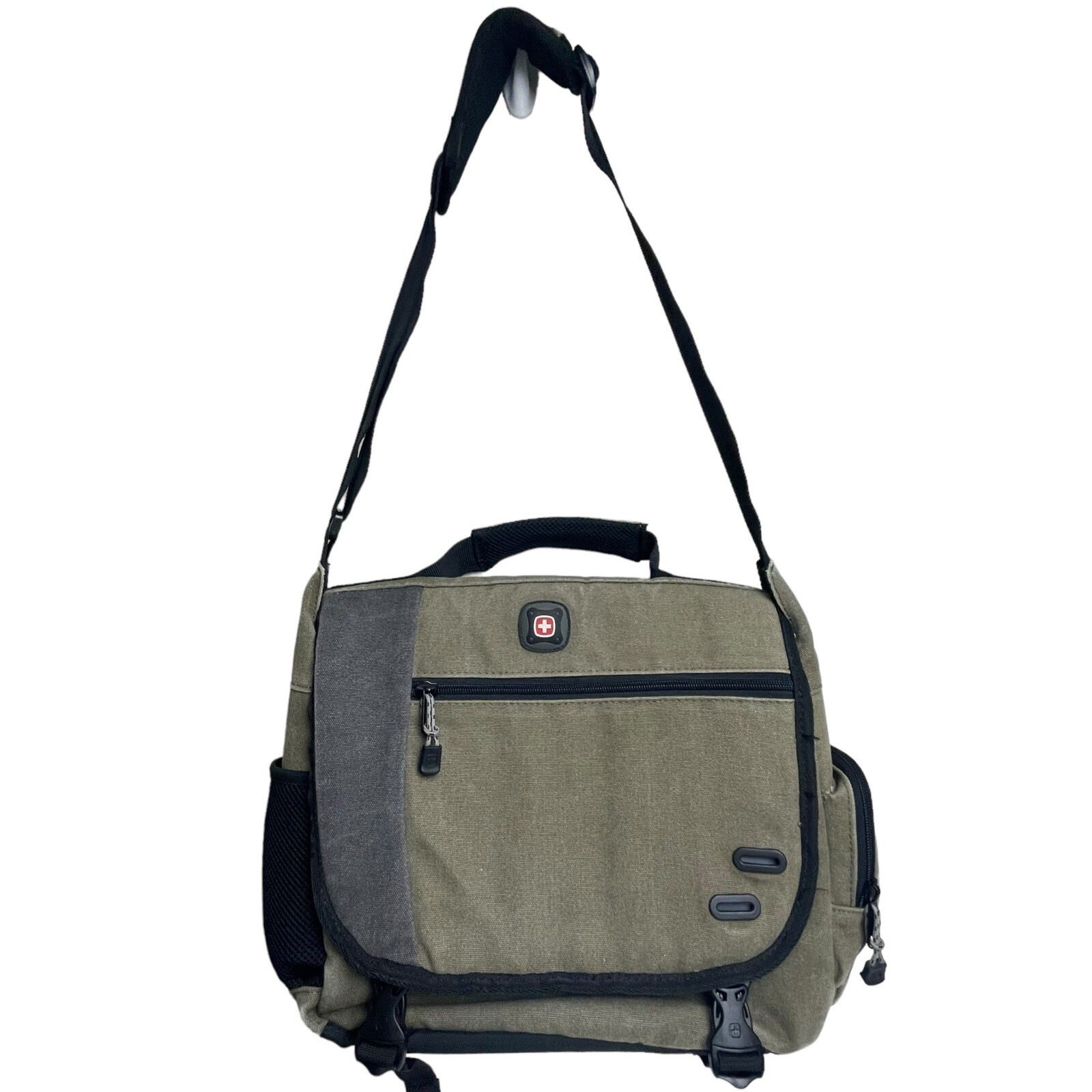 SwissGear Wenger Zinc Adjustable Messenger Bag with Padded Laptop Compartment