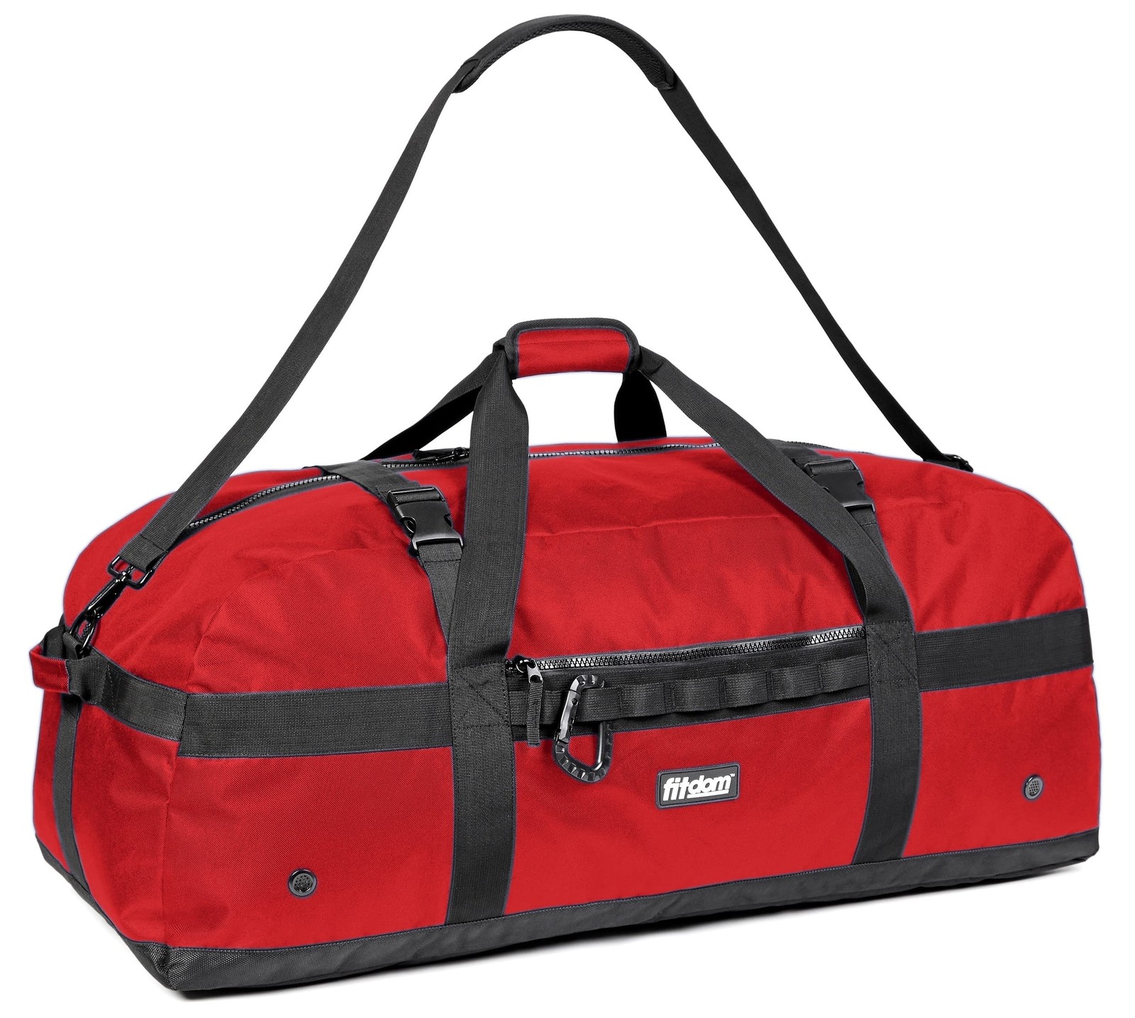 132L 36″ Heavy Duty Extra Large Sports Gym Equipment Travel Duffel Bag W/Adju…