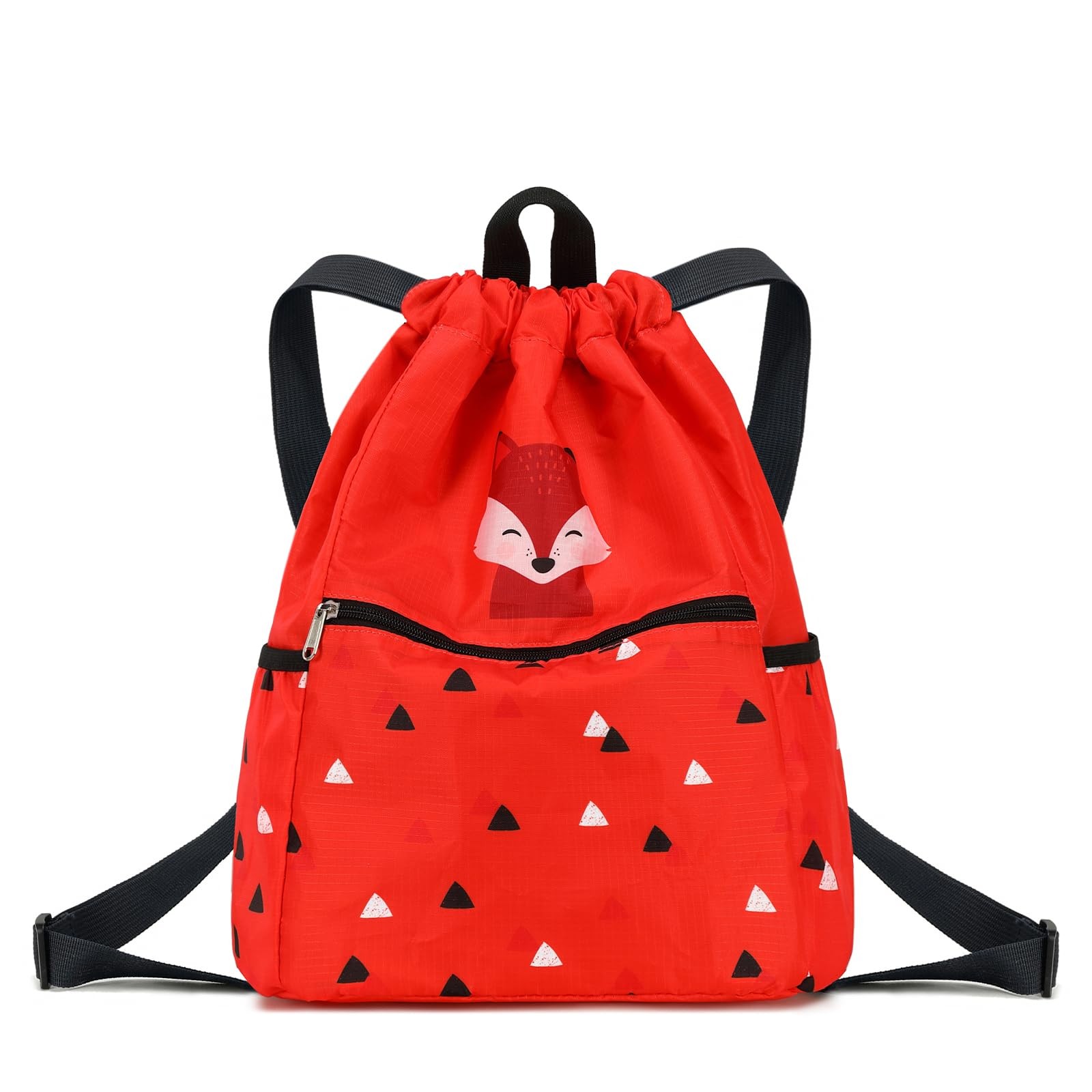 Kids Drawstring Bag Swim Cloth Storage Boys Girls Sports Beach Camp Backpack