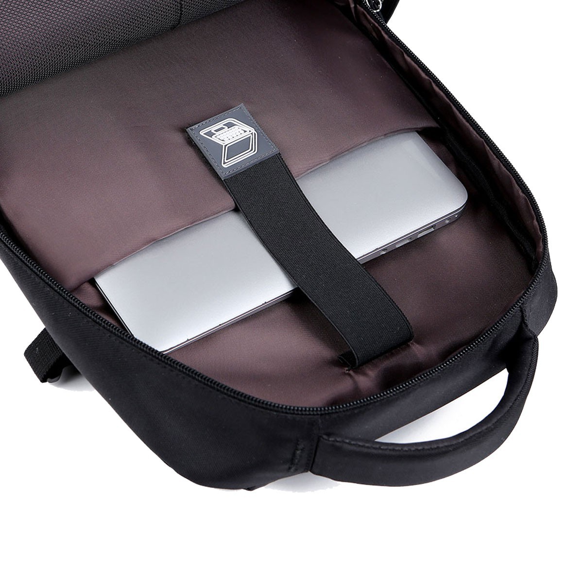 Black Laptop Backpack High Capacity Travel Bag Fashion Business School Men Women