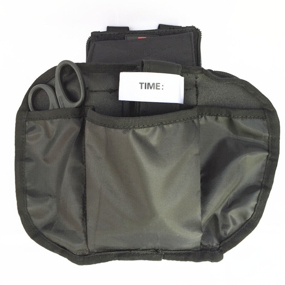 Tactical MOLLE First Aid Kit Quick Access EMT Medical Pouch for Outdoor Sports