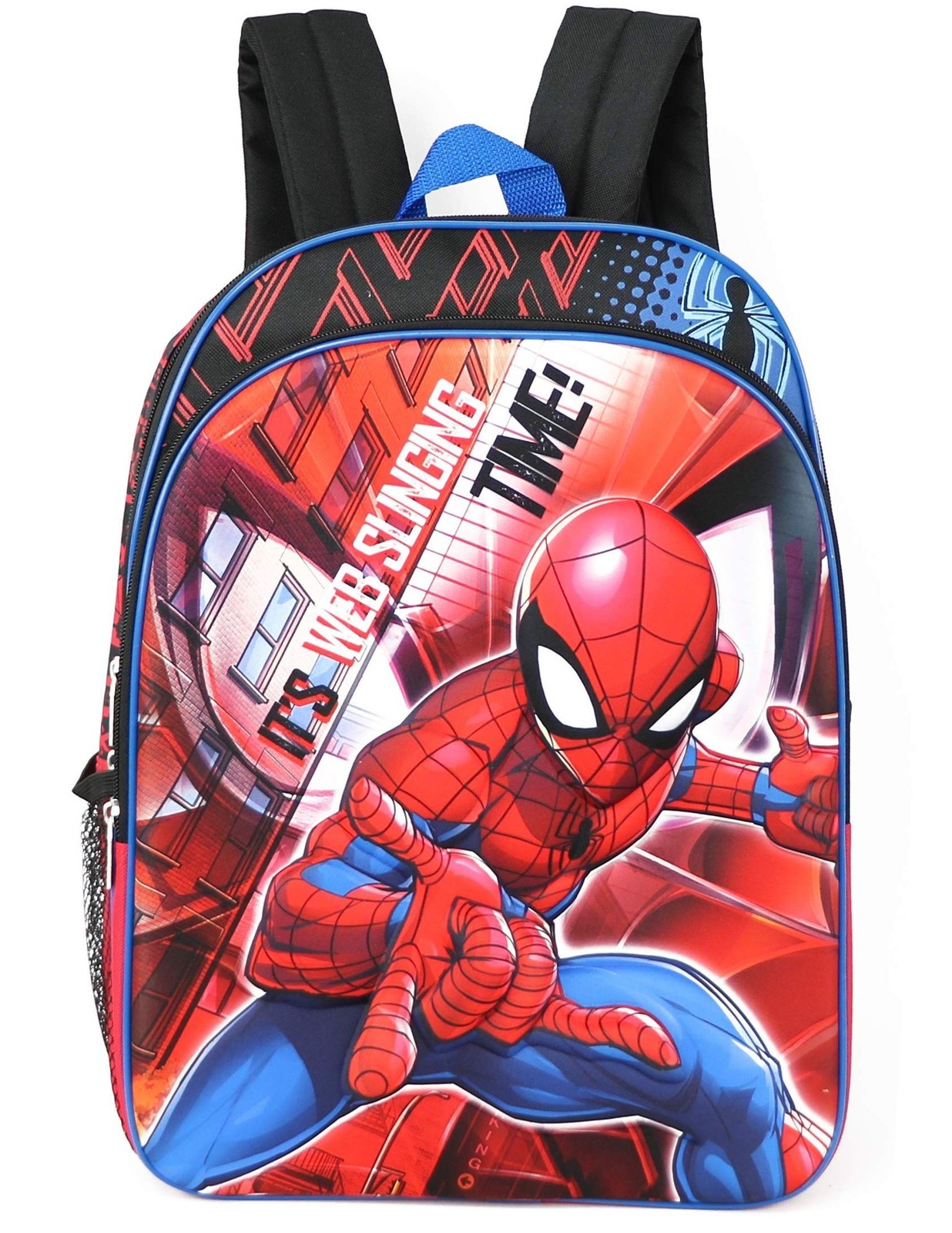 Marvel Spiderman 3D Backpack “it’s Web Slinging Time” Large Back