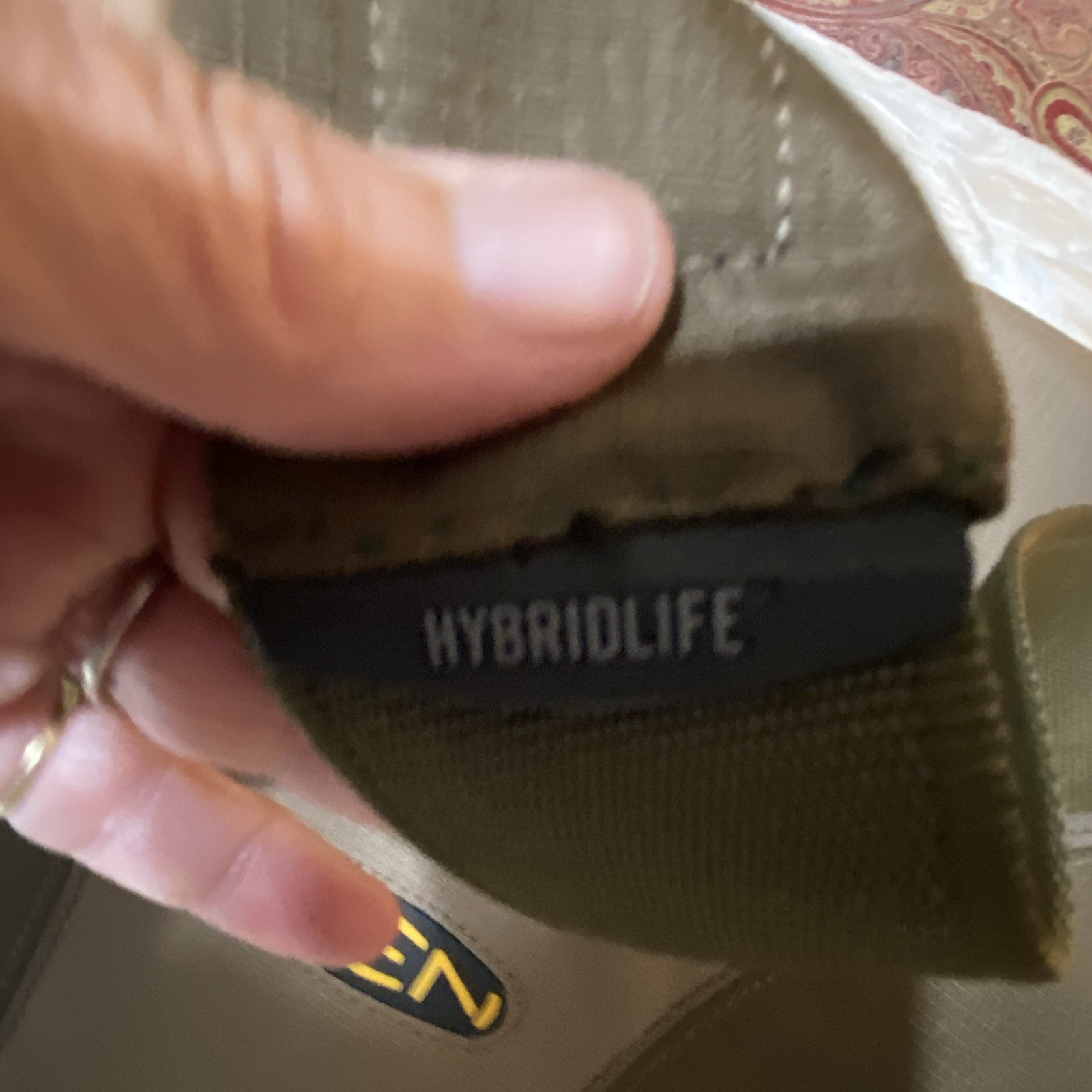 KEEN HybridLife Messenger Bag, Laptop, Olive Tan Adjustable Strap Organizer