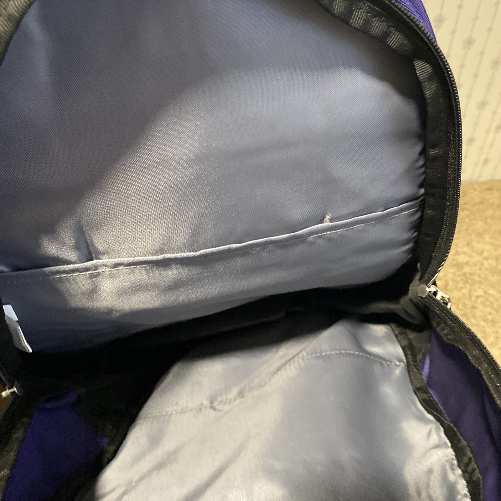 Adidas Striker Backpack Purple Black unisex back to school sturdy Book Bag