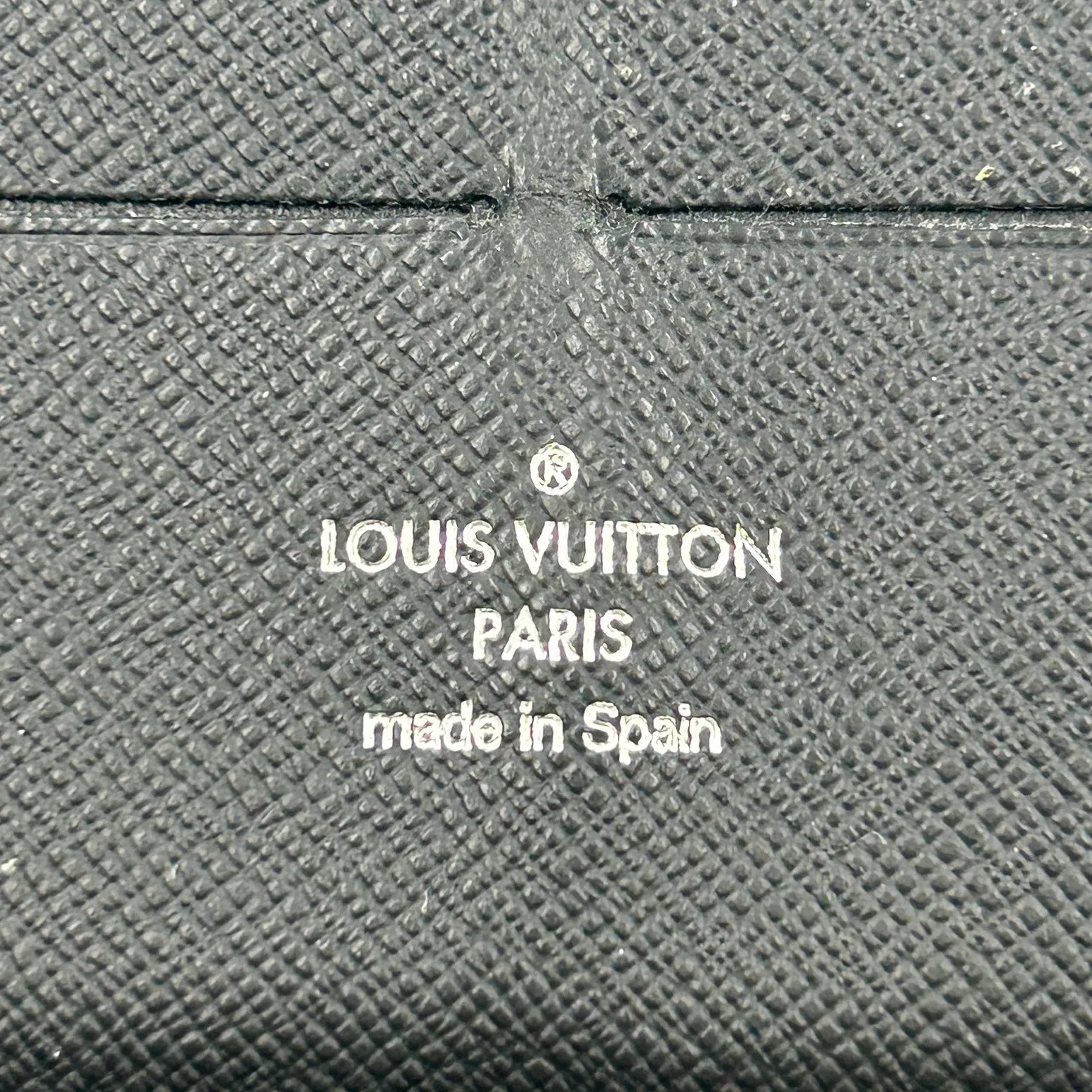 Louis Vuitton N60111 Damier Graphite Zippy Organizer NM Long Wallet Hot Stamped