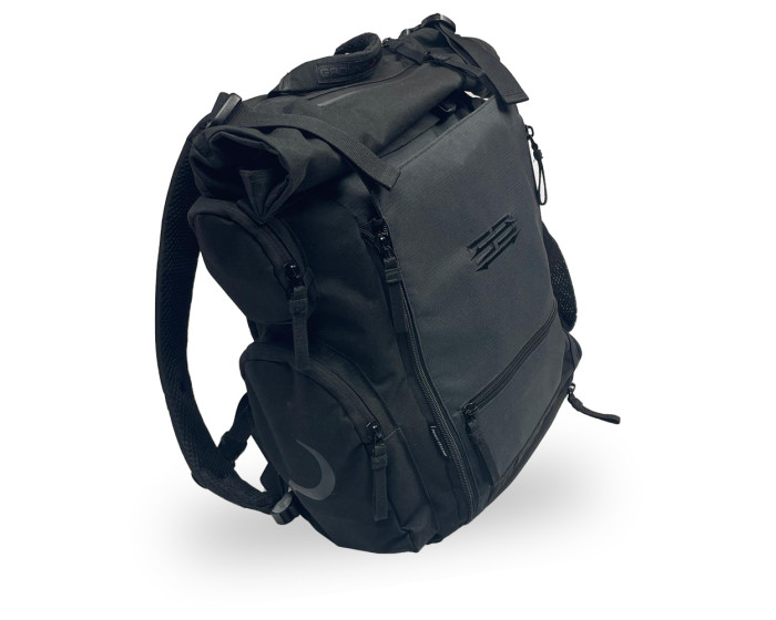 Ground Control Rolltop Backpack – Black