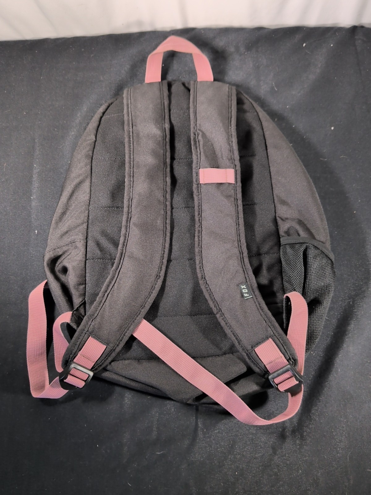 Fox Racing Legacy Backpack School Travel Bag Black Pink Silver Ships For Free