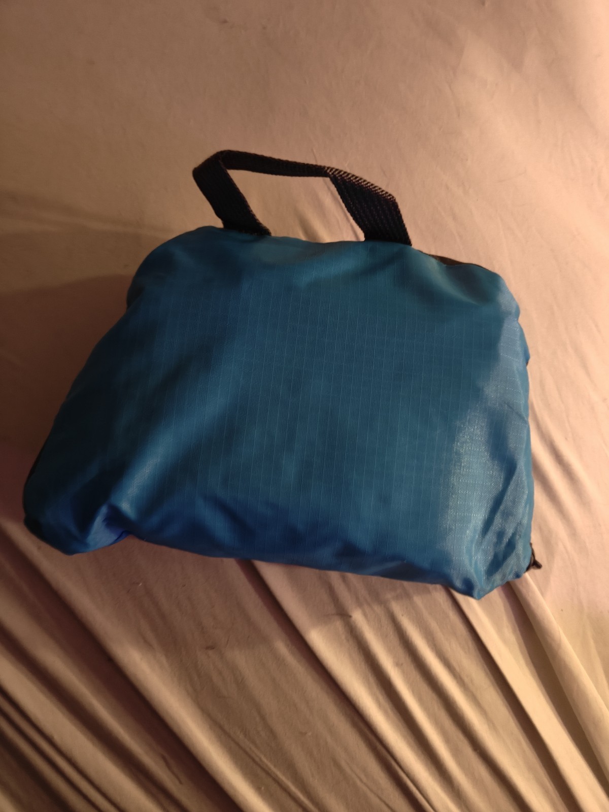 DS8-Blue Nylon Foldable Pack Backpack School Travel Camping Outdoor Beach Hikin